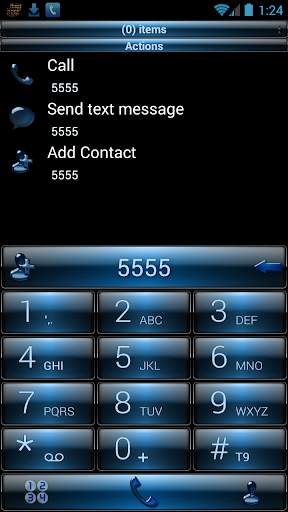Theme x Drupe and RocketDial Dusk Blue screenshot 3