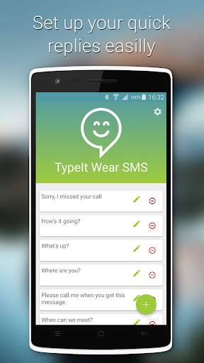 TypeIt Wear Sms screenshot 1