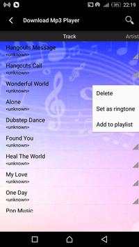 Download Mp3 Player screenshot 2