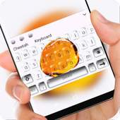 Keyboard Theme for iPhone 7 Style Orange cameo 10001001