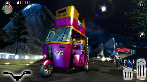 Tuk Tuk Games Rickshaw Driving screenshot 2