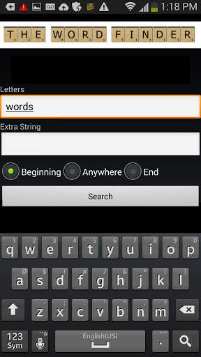 The Word Finder screenshot 2