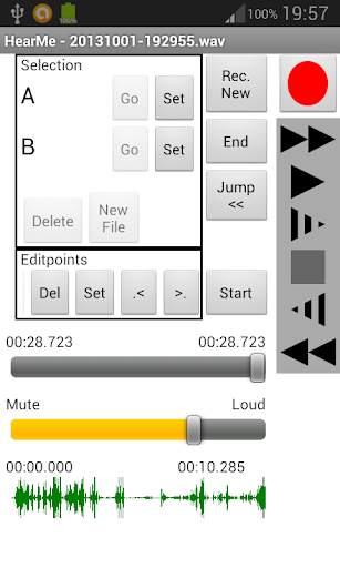 HearMe Audio Recording LITE screenshot 1