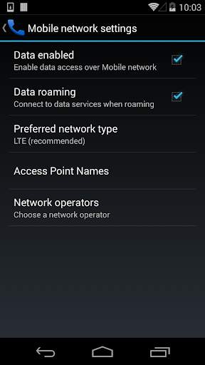 Mobile Networks screenshot 3