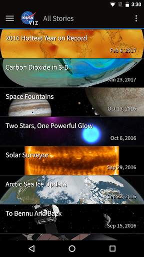 NASA Visualization Explorer screenshot 1