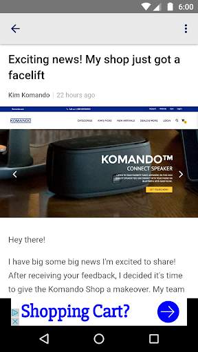 Komando.com App 2 تصوير الشاشة