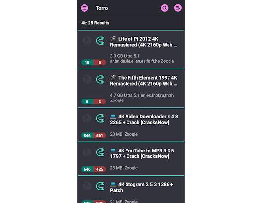 Magnet Search - Torrent Search screenshot 3
