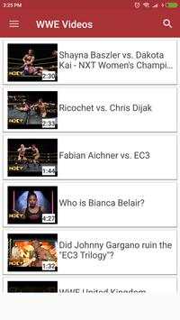 Wrestling Videos (WWE & WRESTLEMANIA) screenshot 1