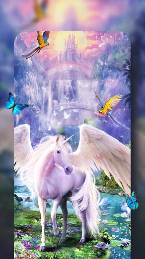 Flower Unicorn Live Wallpaper & Launcher Themes screenshot 4