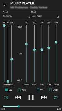 MUSIC PLAYER - Black & Blue screenshot 5