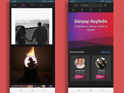 Artlleis - Fotoğraf Paylaşım Uygulaması screenshot 2