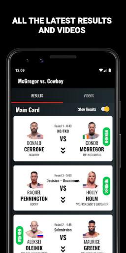 All MMA - UFC, One, Bellator News & Live Fights screenshot 3