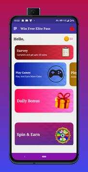 Win Free Diamond & Elite Pass screenshot 2