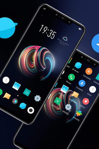 Black shining theme for redmi note5 pro HD 2019 screenshot 2