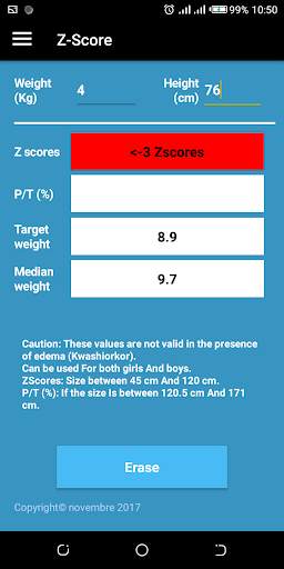 Z-Table screenshot 1