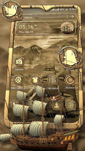 Ancient Age Ship Theme Launcher screenshot 1