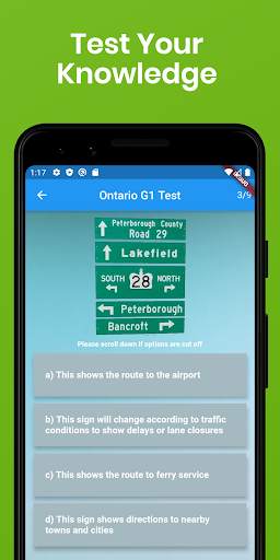 Free Ontario G1 Test 2021 screenshot 3