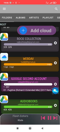 X-Cloud Player - Cloud Streaming Music Player screenshot 6