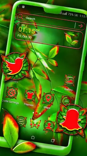 Leaves Theme screenshot 1