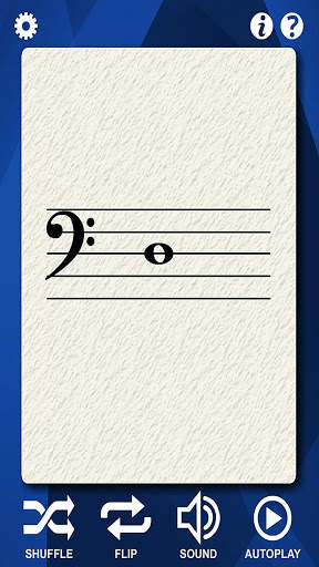 Bass Guitar Note Flash Cards screenshot 1