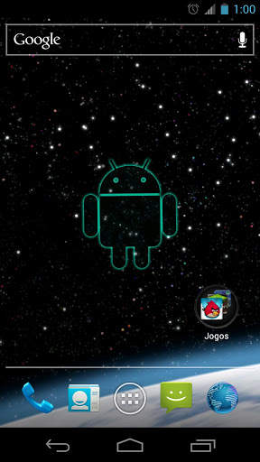Droid in Space Live Wallpaper screenshot 3