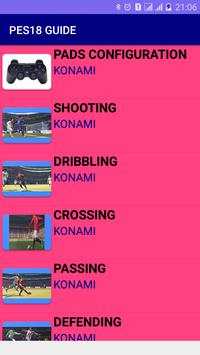 PES 18 Guide скриншот 1