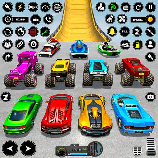 Crazy Ramp Car Stunt Master 3D screenshot 1