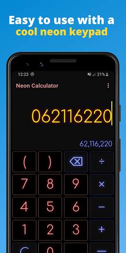 Calculator - Neon Edition screenshot 4