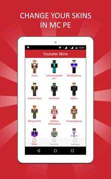 Youtuber Skins for MC PE screenshot 6