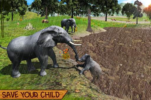 Wild Elephant Family Simulator screenshot 19