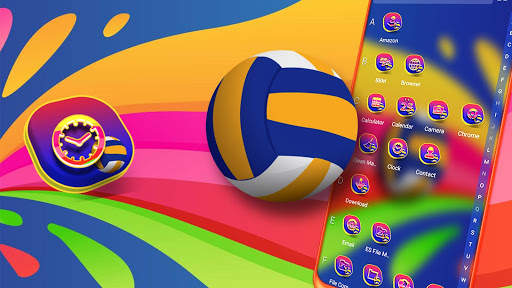 Volleyball Launcher Theme screenshot 5