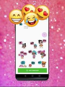 Dolls Surprise Stickers Whatsapp - WAStickerApps screenshot 3