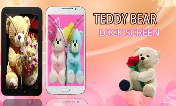 Teddy Bear Zipper Lock screenshot 1