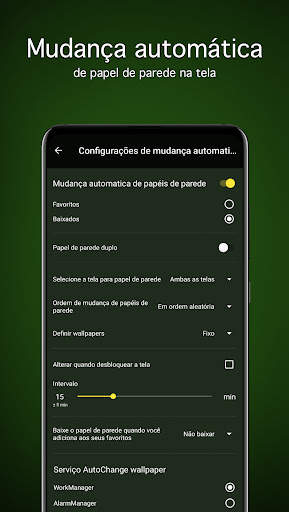 Papéis de parede verdes 4K screenshot 5