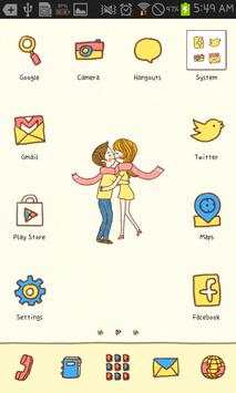 U AND I go launcher theme screenshot 2
