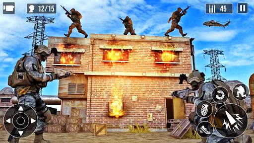 Game Menembak Tentara Baru: Game Menembak 2020 screenshot 2