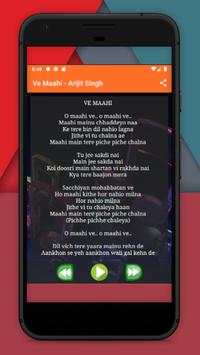 Ve Maahi - Arijit Singh स्क्रीनशॉट 5