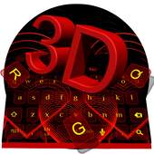 3D Classic Romantic Love Heart Keyboard 10001004