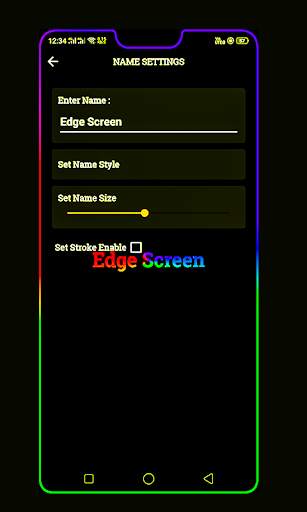 BorderLight - Edge Live Wallpaper screenshot 1