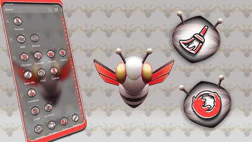 Robot Bee Launcher Theme screenshot 5