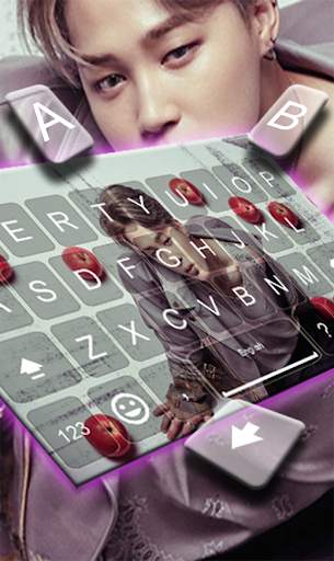 BTS Jimmin Keyboard Theme 1 تصوير الشاشة