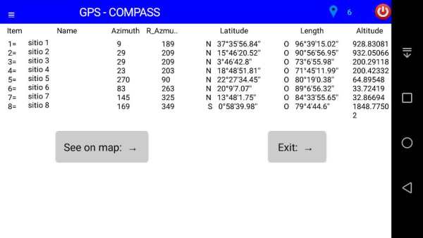 COMPASS AND GPS screenshot 6