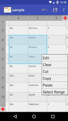 CSV Editor screenshot 4