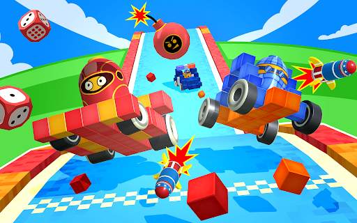 Pixel Car Racing Blocky Crash screenshot 13