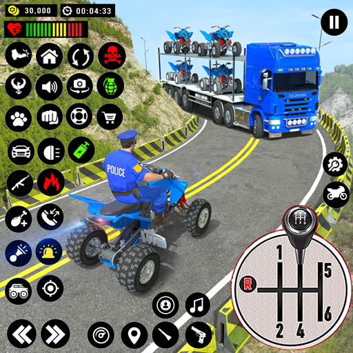 Us Police Vehicle Transporter icon