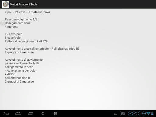 Motori Asincroni Tools (demo) screenshot 5
