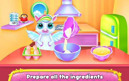 Cute Little Unicorn Caring and Dress Up screenshot 5