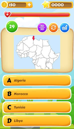 World Map Trivia : World Map Quiz Game screenshot 2