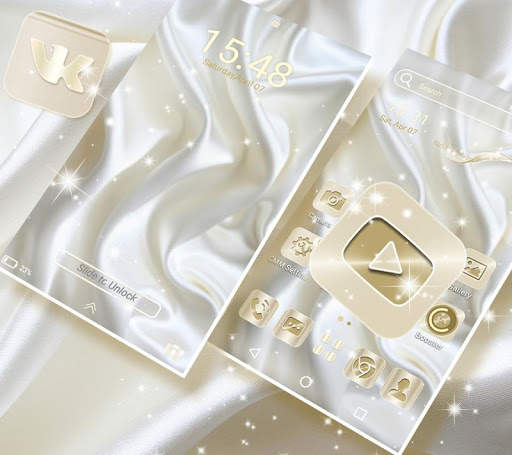 Silk Milky White Theme screenshot 6