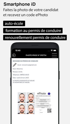 ePhoto Pro auto-école 1 تصوير الشاشة